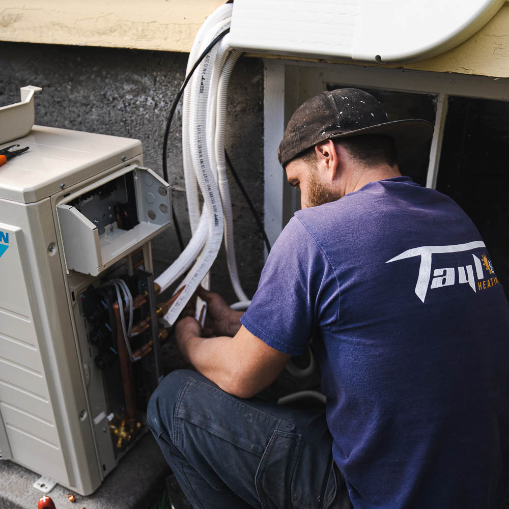 heat pump install