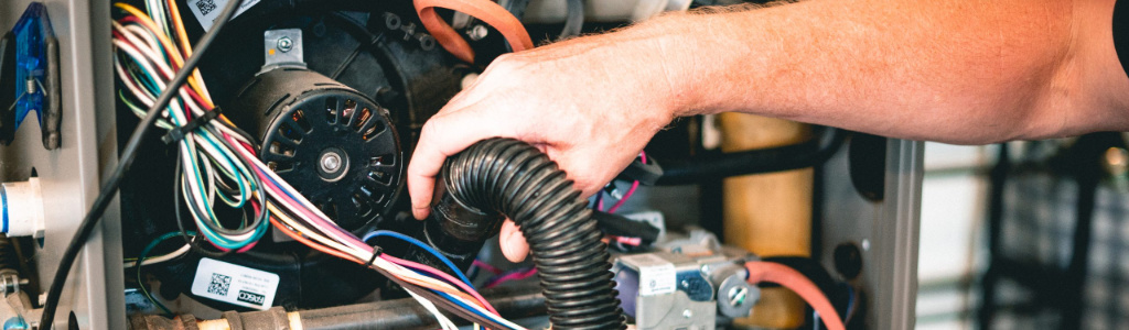 Furnace maintenance.