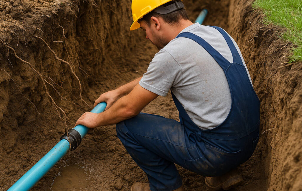 Water Line Installation Services.